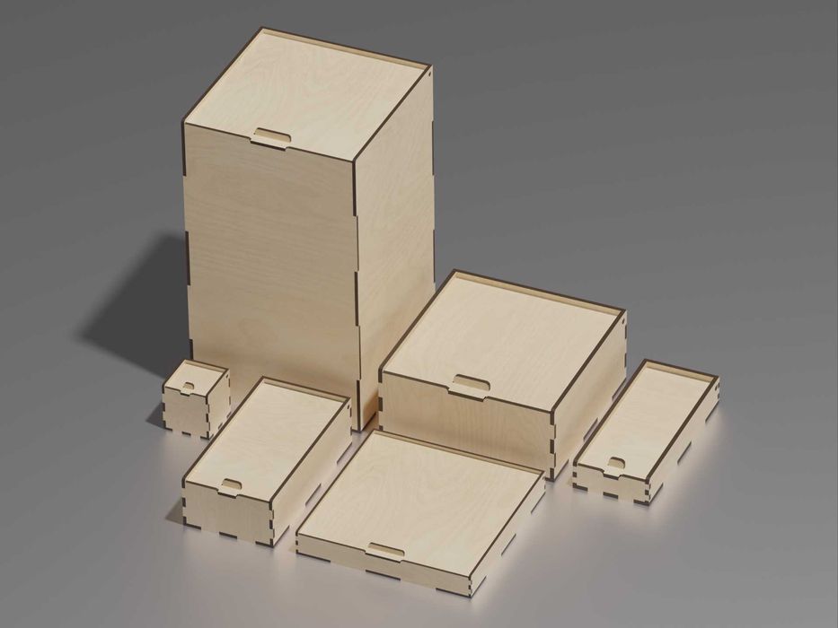 Боксы с крышками