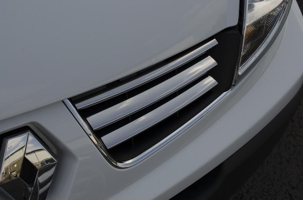 Ornamente inox pentru grila fata Renault Trafic 2001-2014