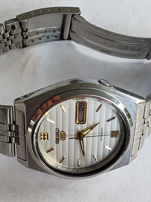 Ceas Seiko Automatic Calendar Cadran liniat 38 mm