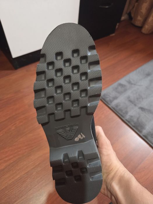 Pantof unicat piele emporio talpa inalta