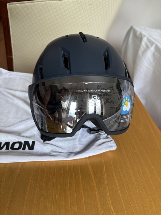 Casca de schi pentru barbati cu viziera Salomon Pioneer Visor M