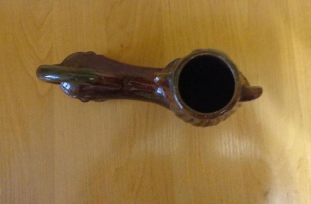 Керамическая статуэтка-подсвечник