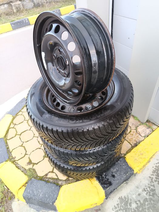 Vw Джанти 15" 5х112 с зимни гуми/Резервна гума