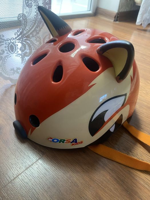 Шлем детский лисичка