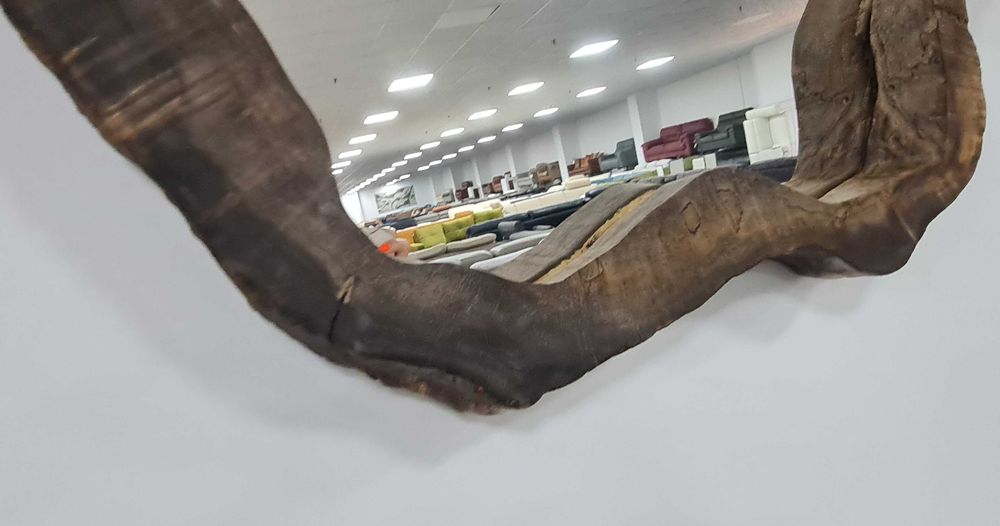 Уникално огледало в солидно дърво - ръчна изработка