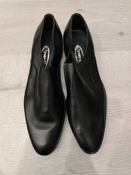 Туфли чёрные кожаные