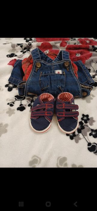 Lot hainute camasa/pantalon/pantofi