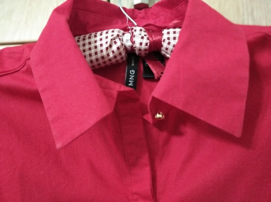 Рубашка MANGO. Х/Б. Качество