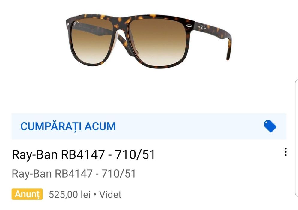 Ochelari de soare Ray Ban unisex