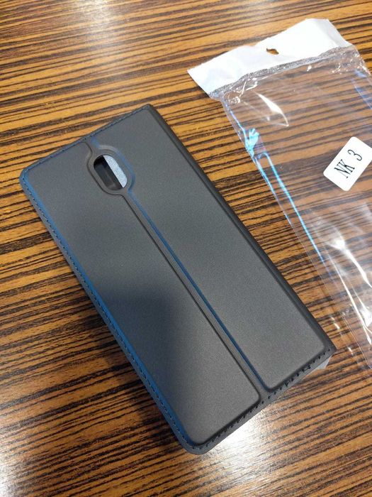 Калъф Тефтер Кожен за Nokia 3, нов