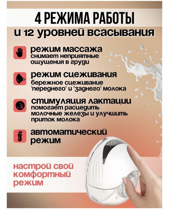 Электрический молокоотсос MY-375