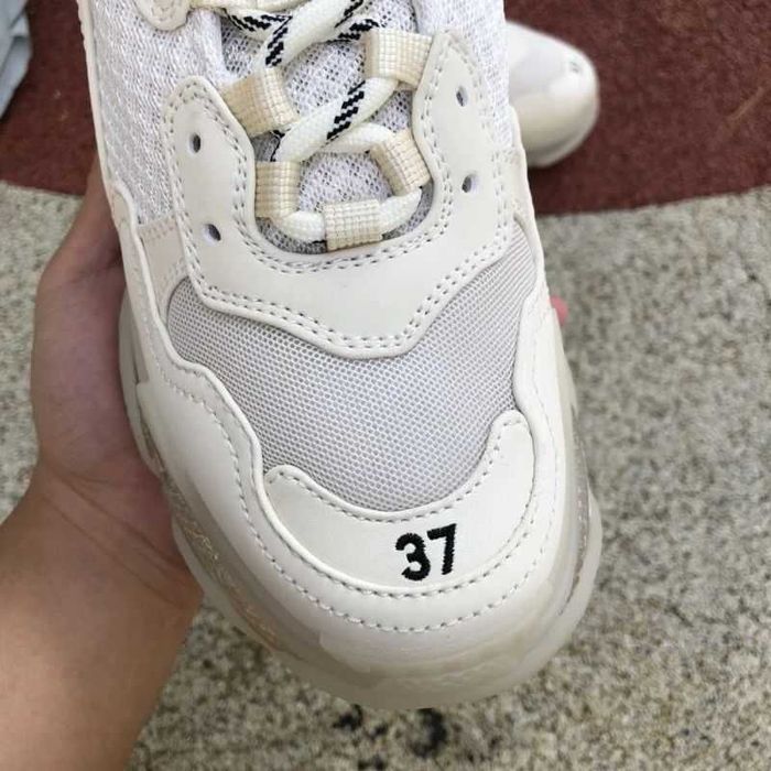 Balenciaga Triple S - White/Brown/Cream