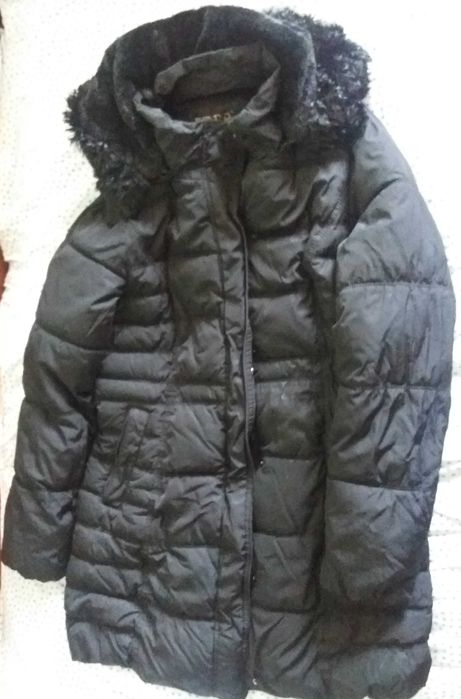 Зимно дамско черно яке