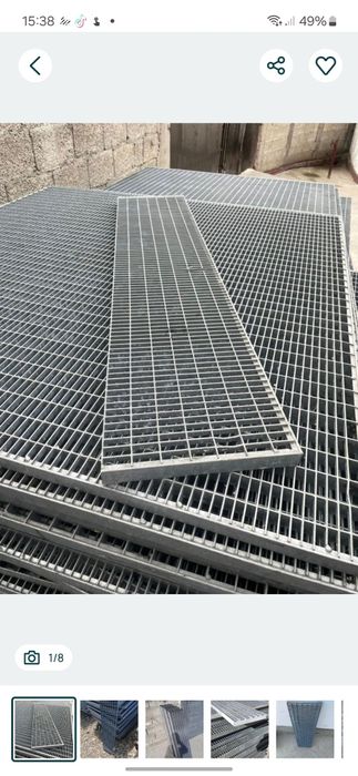 Trepte zincate galvanizate