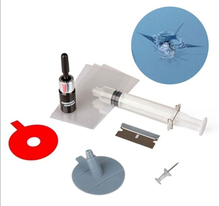 Kit reparație parbriz - ciobituri fisuri geam auto