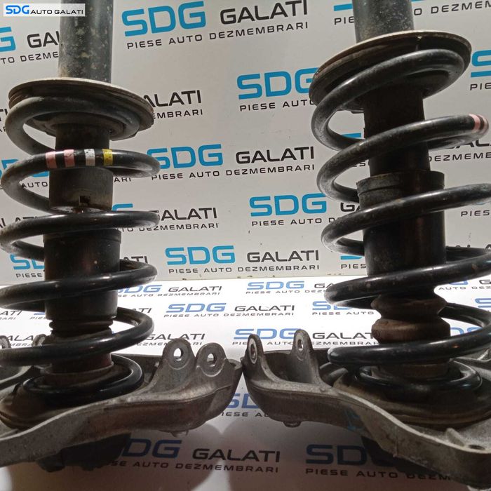 Set Amortizoare Fata Stanga Dreapta Complete cu Arcuri si Flanse Audi A4 B6 1.9 TDI 2001 - 2005 Cod 8E0413031CB [2190]
