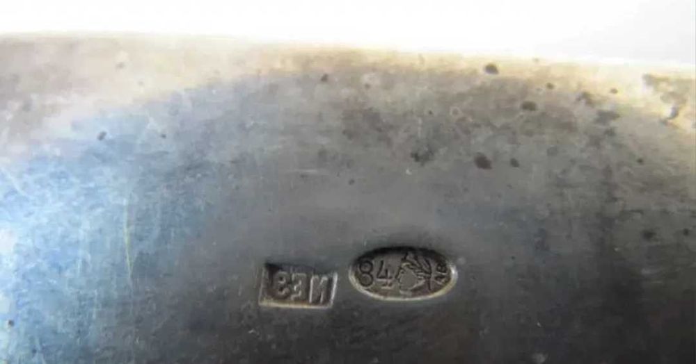 Polonic argint 84 aurit