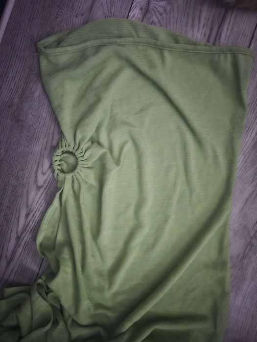 Rochie verde, lungă