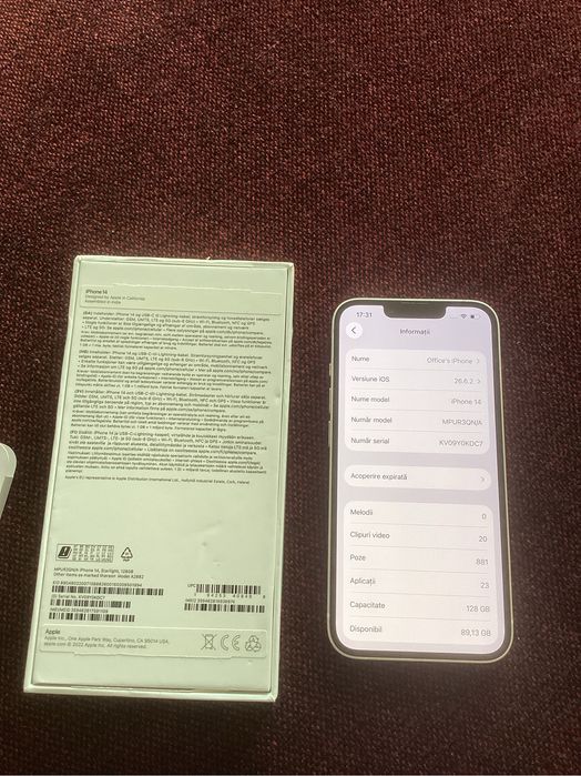 Apple Iphone 14 128gb starlight - 10/10