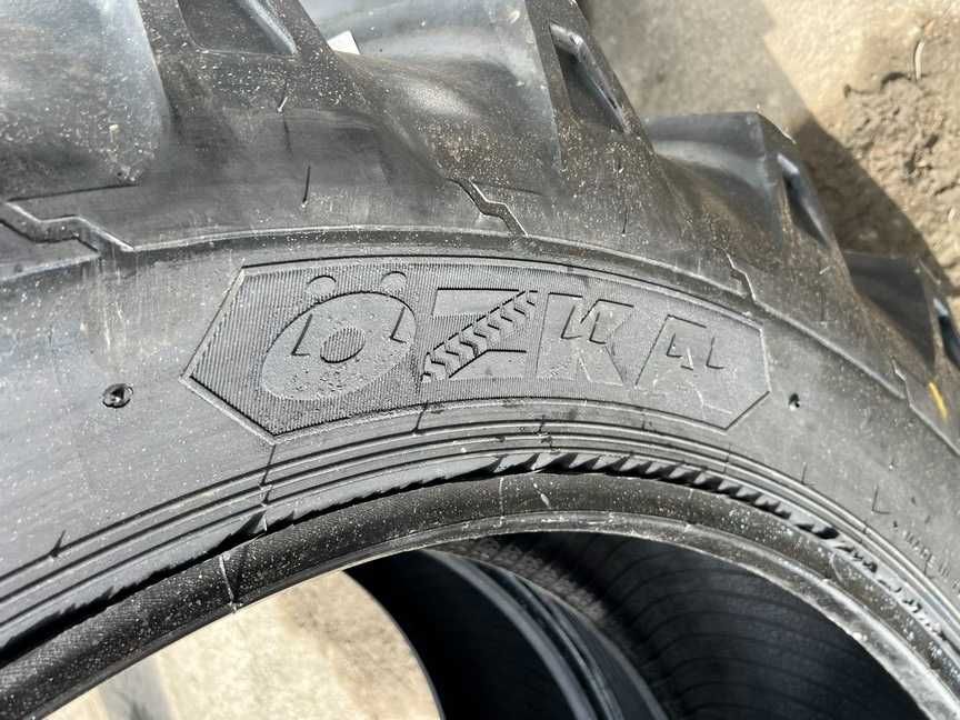 Cauciucuri noi 16.9-38 pentru tractor cu 14 pliuri marca OZKA