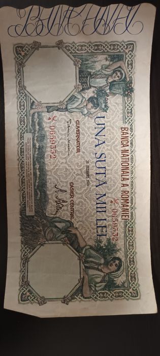 BANCNOTE VECHI 1941-1947/ 500,1000,2000,5000,10000,100000,1000000 LEI