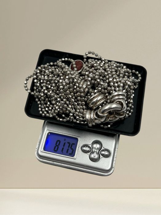 Сребърно колие с камея