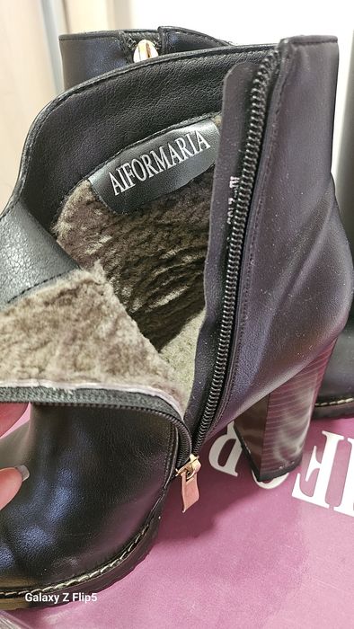 Сапоги ботильоны 34. Кожа!!!