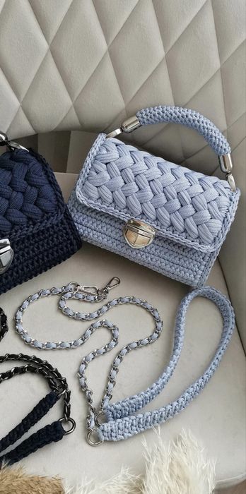 Вязаные сумки на заказ