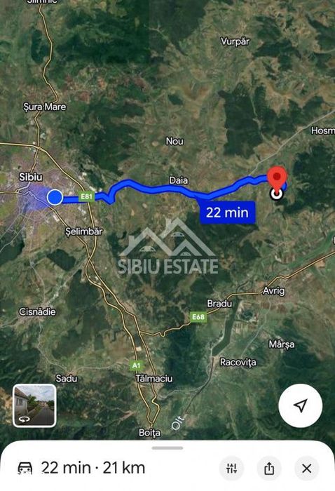 Teren constructii casa/cabana 5271 mp Valea Hrtibaciului Nucet