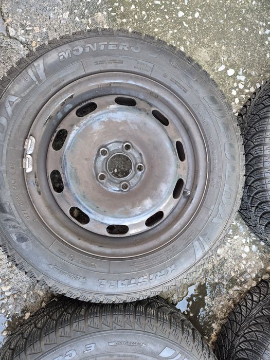 4бр стоманени джанти за фолксваген голф/ 6ж Х15/ет 38/ 5Х 100/