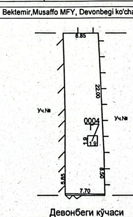Участок. Бектемир. 2.2 сотки.