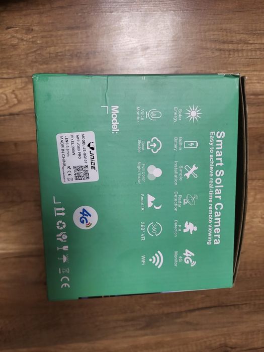 Cameră Supraveghere Solară 4G Dual