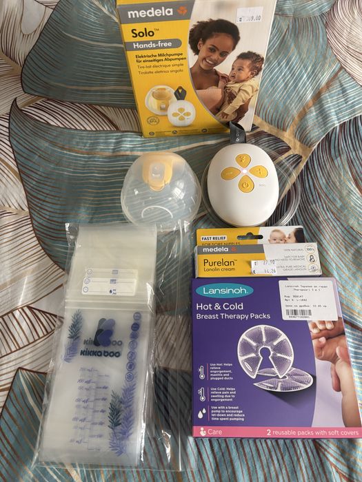 Помпа за кърма Medela solo Hands-free