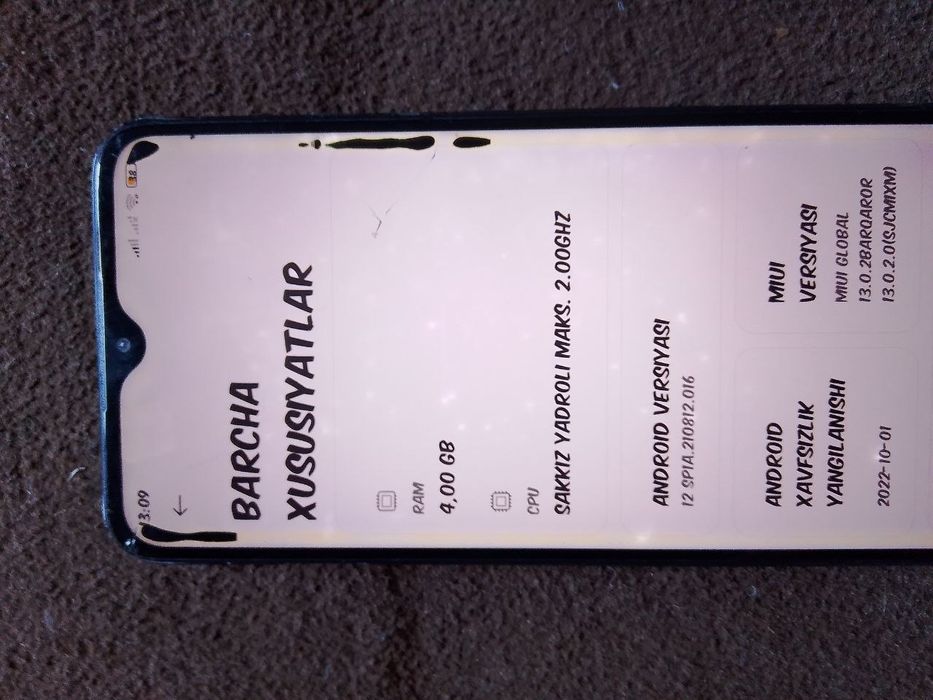 Redmi 9 yaxshi ishlatilgan