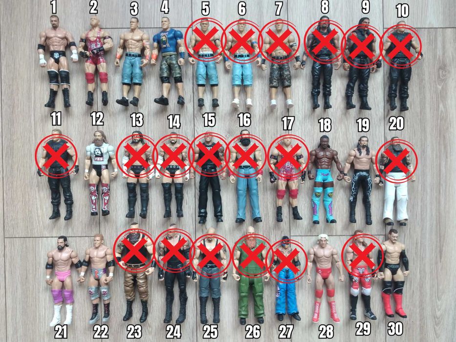 Екшън Фигурки WWE Кеч Pro-Wrestling Action Figures Reigns HHH Cena 2/3