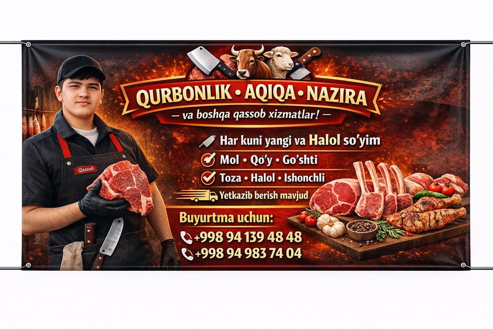 Qassob xizmati halol va sifatli