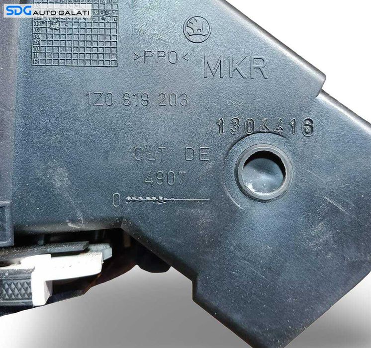 Gura Grila Aer Aerisire Ventilatie Cotiera Spate Pasageri Skoda Octavia 2 2004 - 2013 Cod 1Z0819203 [MX0244]