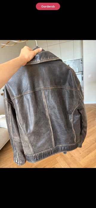 Куртка Zara кожа размер оверсайз