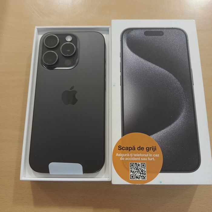 iPhone 15 PRO MAX 256 GB NOU neactivat 2 ani garantie black