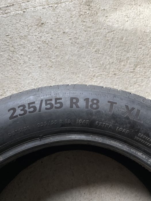 235/55/18 CONTINENTAL RunFlat 1бр. 7мм Като Нова