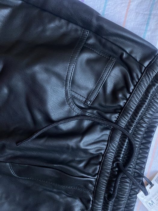 ZARA WOMAN женские кожаные брюки