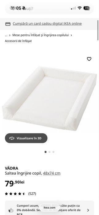Masa de infasat IKEA