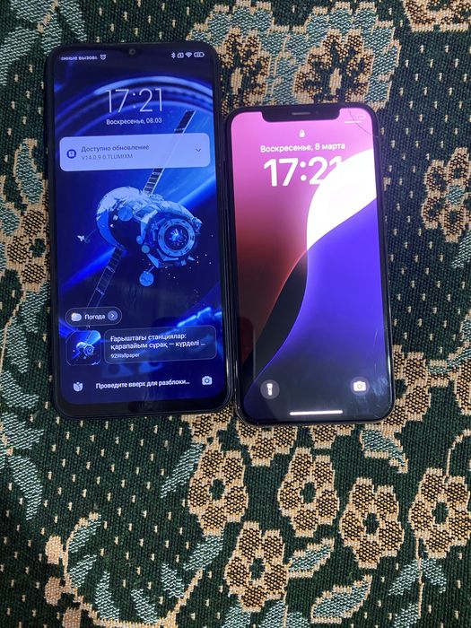 айфон хс и поко м5