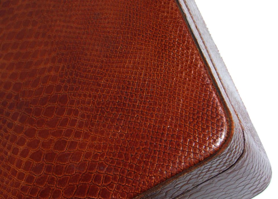 Geanta DIPLOMAT dama, piele naturala de sarpe, Made in England, ca NOUA