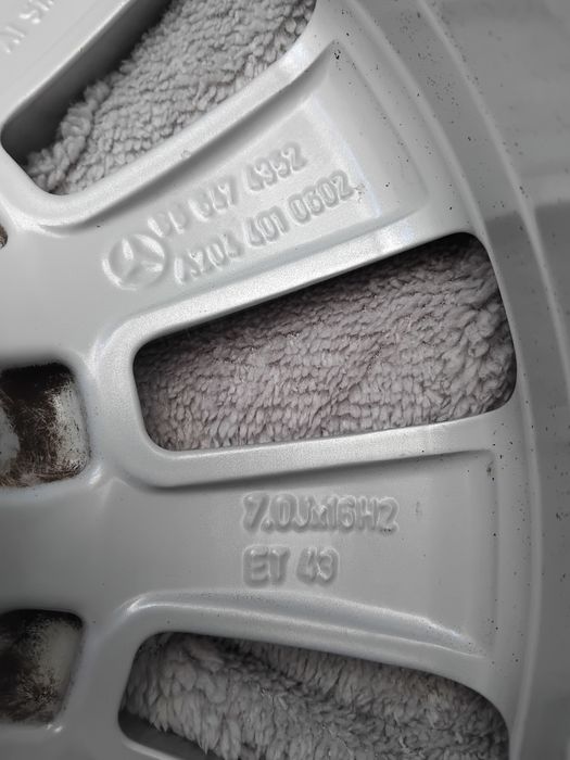 Джанти за Мерцедес Mercedes 5х112 16 7ж ет43 (W204)