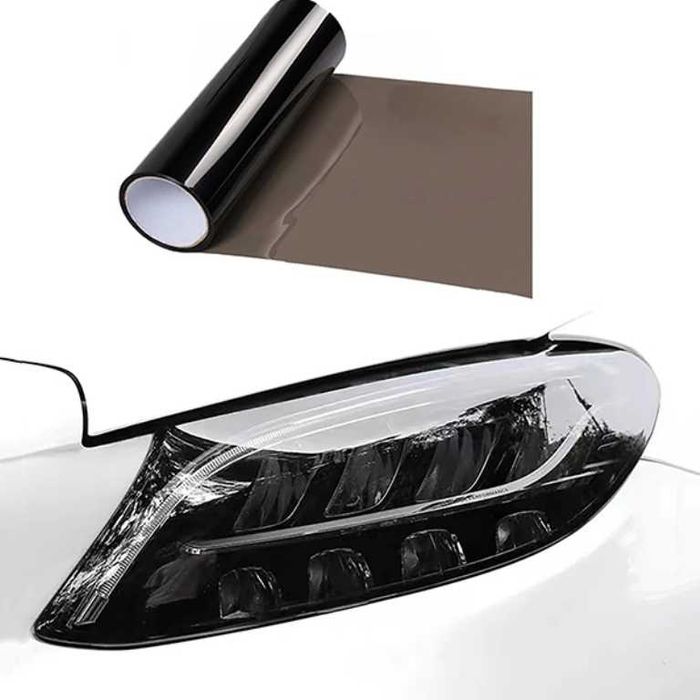 Самозалепващо фолио за фарове/стопове - 10 метра/30см.