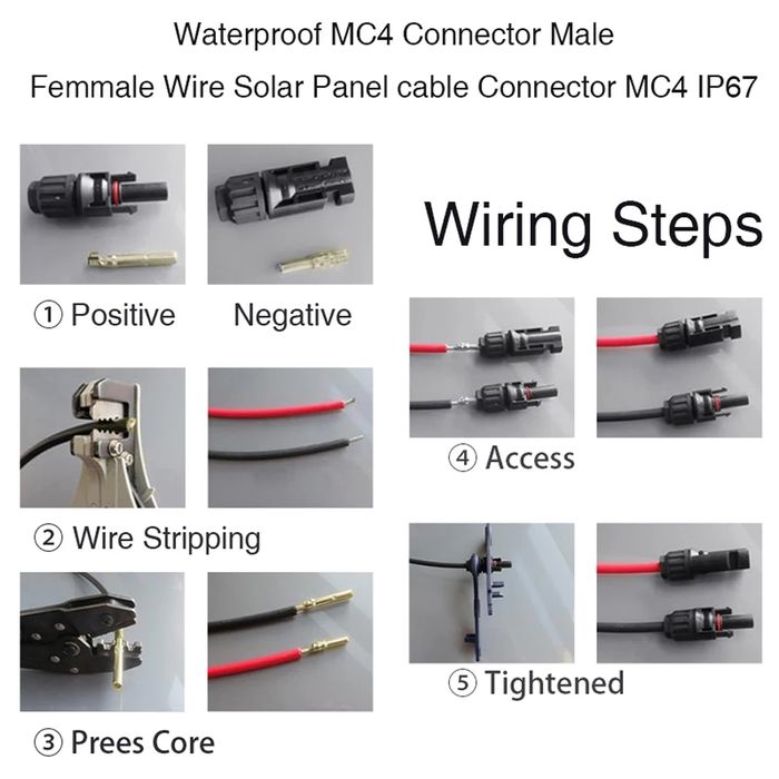 MC4 конектори за соларен панел слънчев панел контролер батерия мс4 мц4