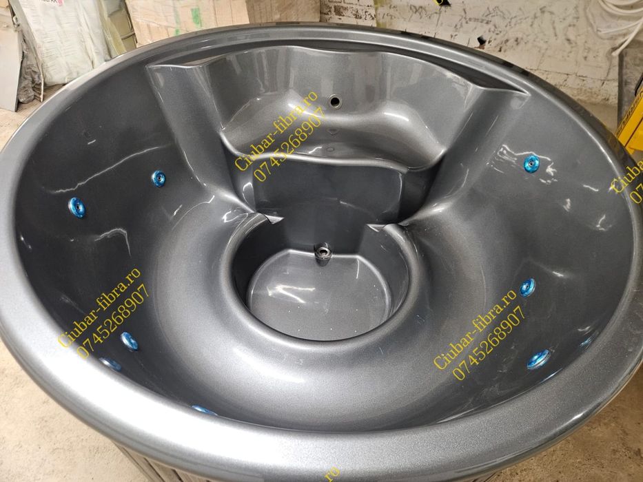 Ciubăr XXL jacuzzi FULL soba integrata