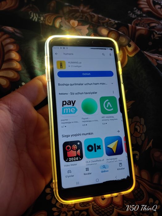 Samsung J4+ dacument caropca