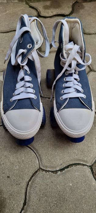 Patine cu rotile retro Maxtar (stil teniși pânză) – Mărimea 36
